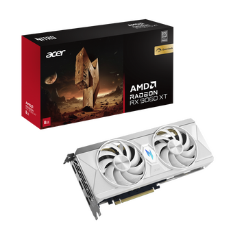  Видеокарта ACER Nitro AMD RX9060 XT OC White 8GB (DP.Z4UWW.P02) GDDR6 