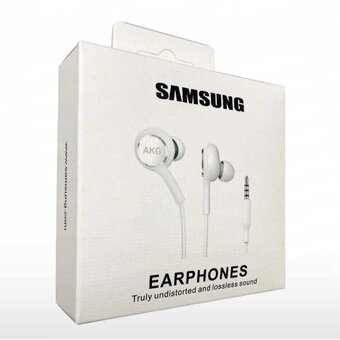  Наушники проводные SAMSUNG AKG с микрофоном Белый (Jack 3,5mm) 