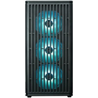  Корпус XASTRA A409 4ARGB-UC Black (A409-4FС12A-UC) ATX/Mesh/Screwless full-size TG / 4x120mm ARGB PWM FС fans/Type-C 