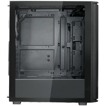  Корпус XASTRA A409 4ARGB-UC Black (A409-4FС12A-UC) ATX/Mesh/Screwless full-size TG / 4x120mm ARGB PWM FС fans/Type-C 