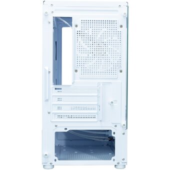  Корпус XASTRA Q300M 3ARGB-C6 White (Q300M-3FM12A-C6-WH) mATX/Aquarium/Screewless/ 3x120mm ARGB PWM FM fans/Argb+PWM HUB 6port 