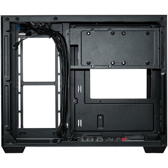  Корпус XASTRA QW500M 3ARGB-C10-UC Black (QW500M-3FM12A-C10-UC) mATX/Aquarium/Screewless/3x120mm ARGB PWM FM fans/Argb+PWM HUB 10port/Type-C 