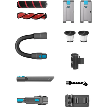  Вертикальный пылесос TEQQO PWS1A Plus серый/серый 