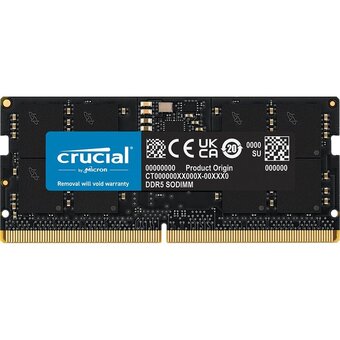  ОЗУ Crucial CT16G56C46S5T 16GB DDR5 5600 SO DIMM Classic Non-ECC, CL46, 1.1V, RTL 
