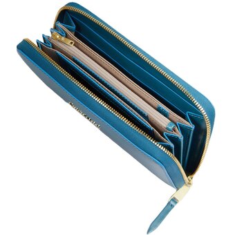  Кошелек женский Piquadro Blue Square PD1515B2R/OT3 кожа натуральная, синий петроль 