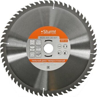  Диск пильный Sturm! 9020-305-30-60T 