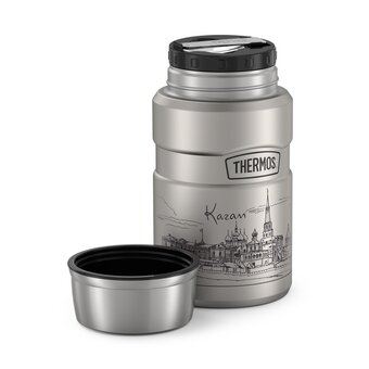  Термос THERMOS SK3021(Kazan) 0,7L нерж с ложкой 