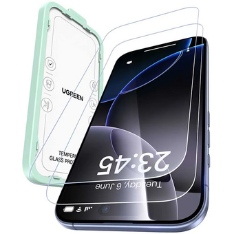  Защитное стекло UGREEN SP1142 (85931) Tempered Glass Screen Protector for iPhone 17 Air 6,5'' 2-Pack Transparent 