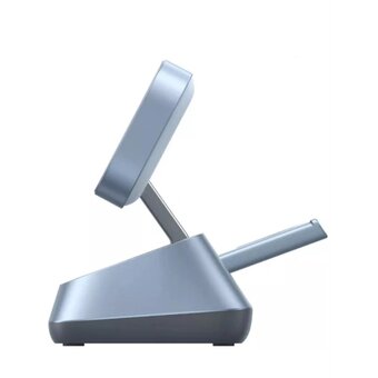  Зарядное устройство UGREEN W711 (55677) MagFlow Desktop 3-in-1 Magnetic Wireless Charger 25W QI2.2 Starlight Blue 