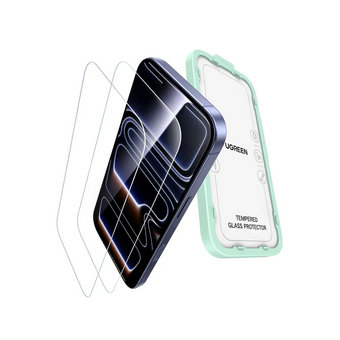  Защитное пленка UGREEN SP1147 (95570) Screen Protector for iPhone 17 Pro Max 6,9" 2-Pack Transparent 