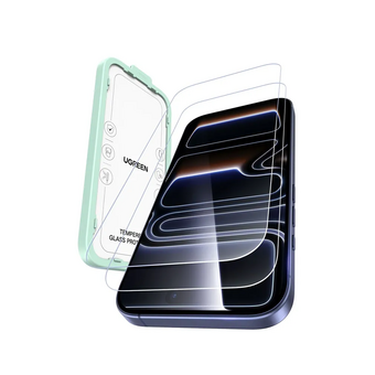  Защитное пленка UGREEN SP1147 (95570) Screen Protector for iPhone 17 Pro Max 6,9" 2-Pack Transparent 