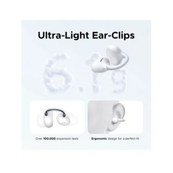  Наушники UGREEN WS218 (65880) ClipBuds Pro ANC Earphone BT 6.0 Active Noise Cancellation Hi-Res White 