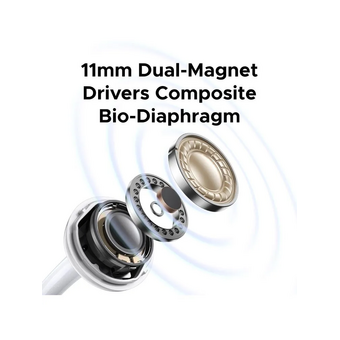  Наушники UGREEN WS218 (65880) ClipBuds Pro ANC Earphone BT 6.0 Active Noise Cancellation Hi-Res White 