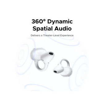  Наушники UGREEN WS218 (65880) ClipBuds Pro ANC Earphone BT 6.0 Active Noise Cancellation Hi-Res White 