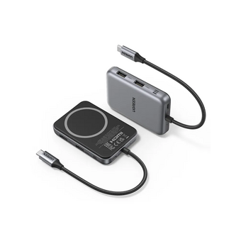  Док станция UGREEN CM896 (65759) 7-in-1 4K 60Hz 1*HDMI 1*USB-C 2*USB-A 1*SD 1*TF Cards USB-C Hub Space Gray 