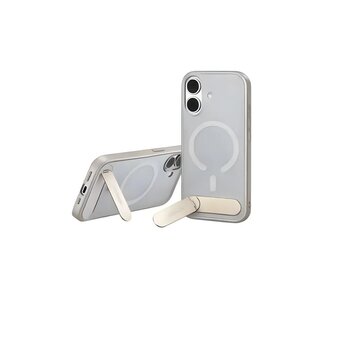  Чехол UGREEN CA315 (85525) Magnetic Protective Case with Stand for iPhone 17 6,3" Gray/Transparent 