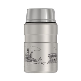  Термос THERMOS SK3021(Kazan) 0,7L нерж с ложкой 