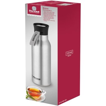  Термокружка Rondell Breve RDS-1883 0.5л. стальной матовый 