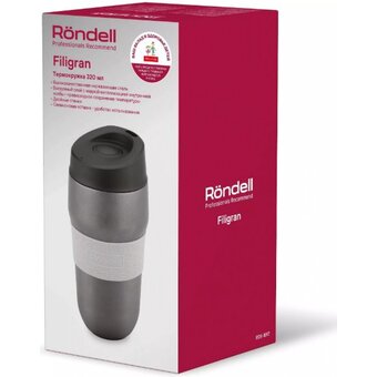  Термокружка Rondell Filigran RDS-1897 0.32л. темно-серый 