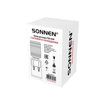  Кулер для воды SONNEN TSE-02W (456173) белый 