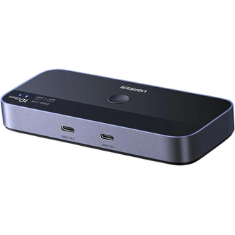  Кабель UGREEN CM691 (45784) 3*USB-C 1*Mini USB 3*USB-A Sharing Switch 2 In 4 Out Space Gray/Black 