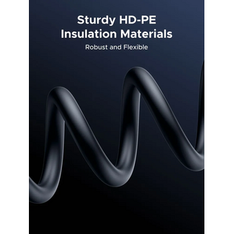  Кабель UGREEN NW315 (55154) Cat6A UTP Ethernet Cable 0.5m Black 