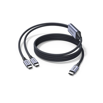  Кабель UGREEN L533 (75733) Universal PD Fast Charging 140W Max Cable 2-in-1 USB-C 2m Space Gray 