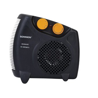  Тепловентилятор SONNEN FH06 (457781) черный/оранжевый 