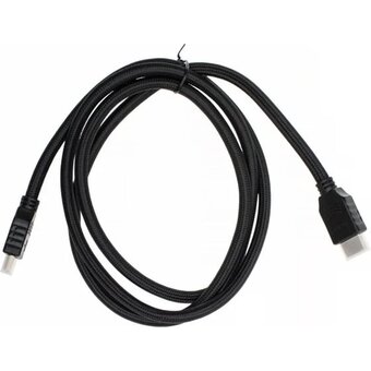  Кабель аудио-видео Cactus CS-USBC-HDMI-2-2, USB Type-C(m)-HDMI(m) 2м, Gold, черный 