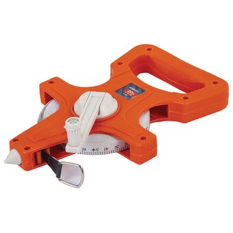  Рулетка геодезическая RABBITEX 671366 20м*13мм, лента фибергласс, открытый корпус 