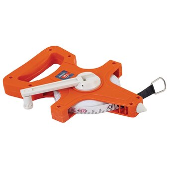  Рулетка геодезическая RABBITEX 671366 20м*13мм, лента фибергласс, открытый корпус 