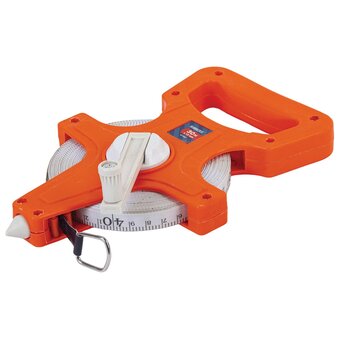  Рулетка геодезическая RABBITEX 671367 30м*13мм, лента фибергласс, открытый корпус 