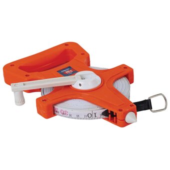  Рулетка геодезическая RABBITEX 671367 30м*13мм, лента фибергласс, открытый корпус 