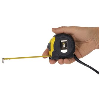  Рулетка измерительная RABBITEX 671349 Standard 5м*19мм, обрезиненный корпус, с фиксатором 