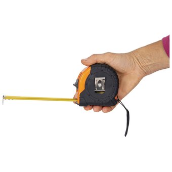  Рулетка измерительная ГРАНДМАСТЕР 671347 Original 10м*25мм, обрезиненный корпус, с фиксатором 