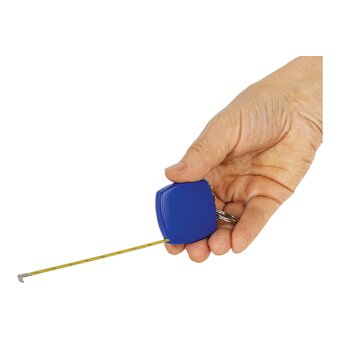  Рулетка-брелок ГРАНДМАСТЕР 671369 1м*6мм, пластиковый корпус 