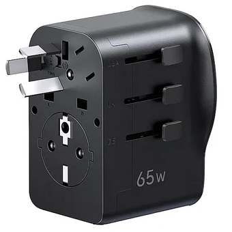  Переходник питания UGREEN S550 (55001) 65W Universal Travel Adapter Black 