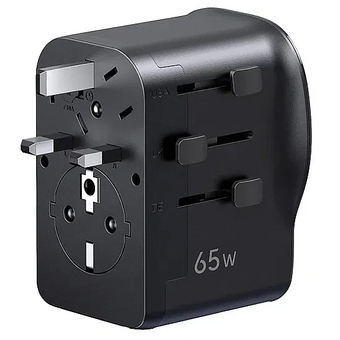  Переходник питания UGREEN S550 (55001) 65W Universal Travel Adapter Black 