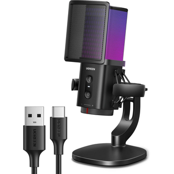  Микрофон UGREEN CM581 (65629) USB-C Desktop Microphone 20Hz-20kHz Black 