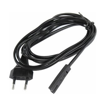  Кабель питания SONNEN 513564 универсальный для аудио и видеотехники C7 (2 pin) 1,8м, черный 