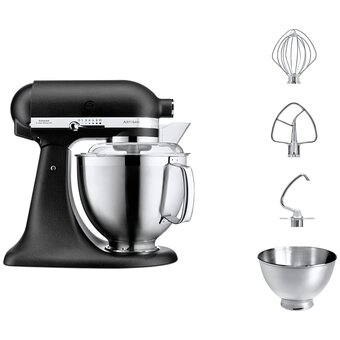  Миксер планетарный KitchenAid 5KSM185PSEBK Artisan чугун 