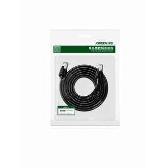  Кабель UGREEN NW316 (55170) Cat6 F/UTP Ethernet Cable 1m Black 