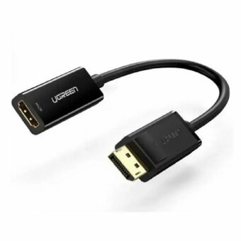  Кабель UGREEN MM137 (40362) DP to HDMI Female Converter 1080P@60Hz Black 