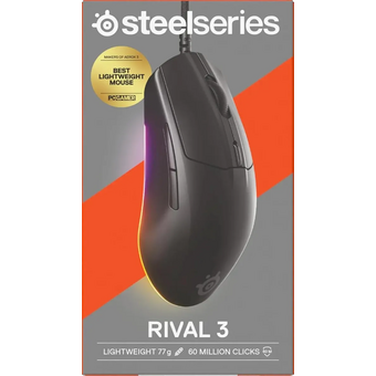  Мышь Steelseries Rival 3 Gen 2 (62515) черный 