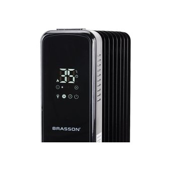  Масляный обогреватель BRASSON BOR-7 Touch черный 