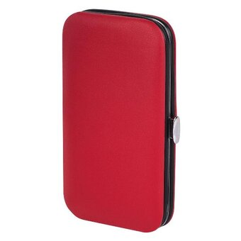  Набор для маникюра и педикюра WBZ 609493 Mini в футляре красный 