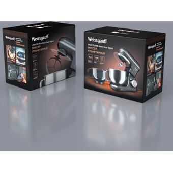  Миксер Weissgauff WSM 170 PDB Metal Gear Digital 