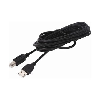  Кабель SONNEN 513129 USB 2.0 AM-BM, 3м Premium, медь, для подключения принтеров, сканеров, МФУ, плоттеров, экранированный, черный 