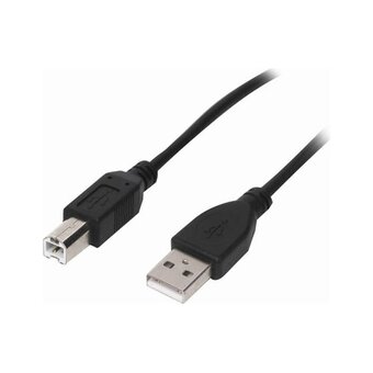  Кабель SONNEN 513129 USB 2.0 AM-BM, 3м Premium, медь, для подключения принтеров, сканеров, МФУ, плоттеров, экранированный, черный 