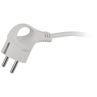  Удлинитель ЭРА UDL-10-350-ES Greenline, 3 розетки, с заземлением, с выключателем, 10А, 5м, белый 